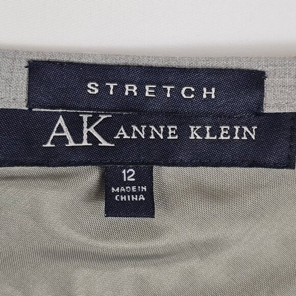 AK Wms12 Skirt Knee Len Pleat Stretch Whimsigoth Grunge Business Dark Academia - Picture 2 of 11